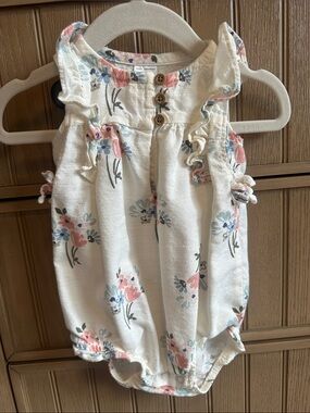 Floral carters bubble romper